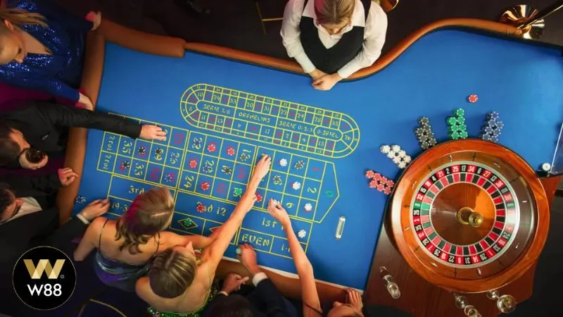 Roulette có nhiều khu vực đặt cược để người chơi thoải mái lựa chọn