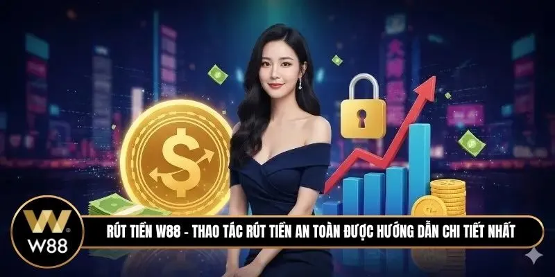 Rút tiền W88 - Thao tác rút tiền an toàn được hướng dẫn chi tiết nhất